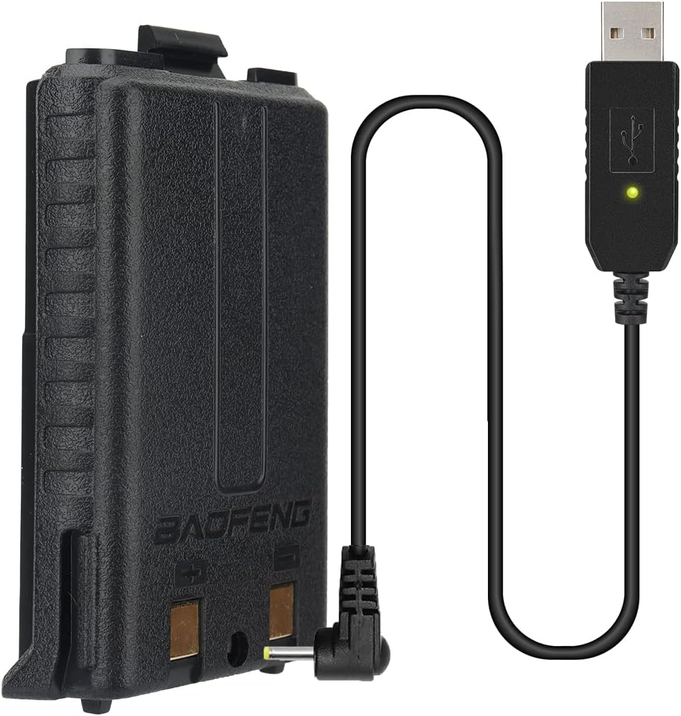 2 Handheld Radios & 2 direct USB charge batteries
